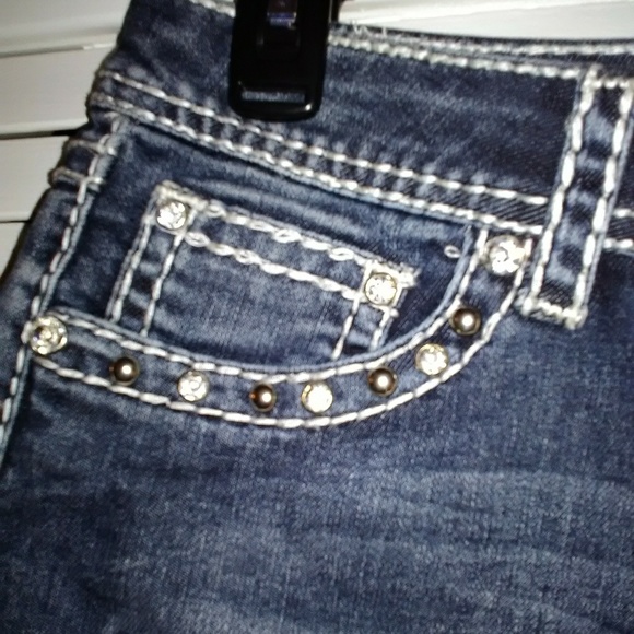 🎊L.A. iDOL Jean Mini Skirt - Picture 3 of 4